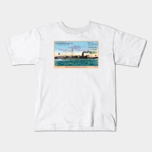 1890 Dynamite Cruiser Vesuvius Kids T-Shirt